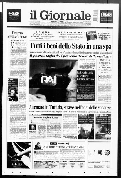 Il giornale : quotidiano del mattino